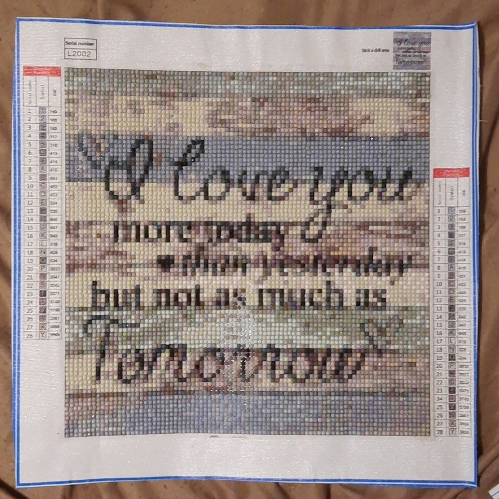 I Love You Diamond Painting (COMPLETED) (H45)